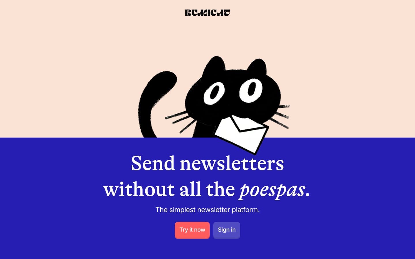 The Rumicat homepage